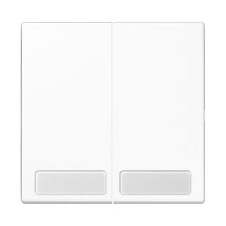 Jung LS range bedieningselement aan-/uit-schakelaar tweedelige wip wit