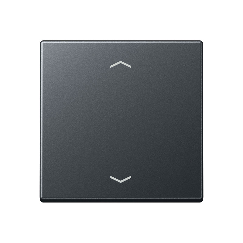 Jung A range bedieningselement jaloezie enkele wip antraciet