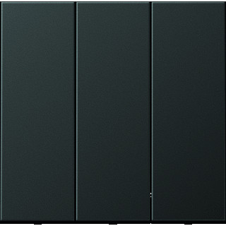 Jung LS range driedelige wip aan-/uit-schakelaar antraciet