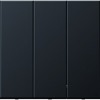 Jung LS range driedelige wip aan-/uit-schakelaar aluminium