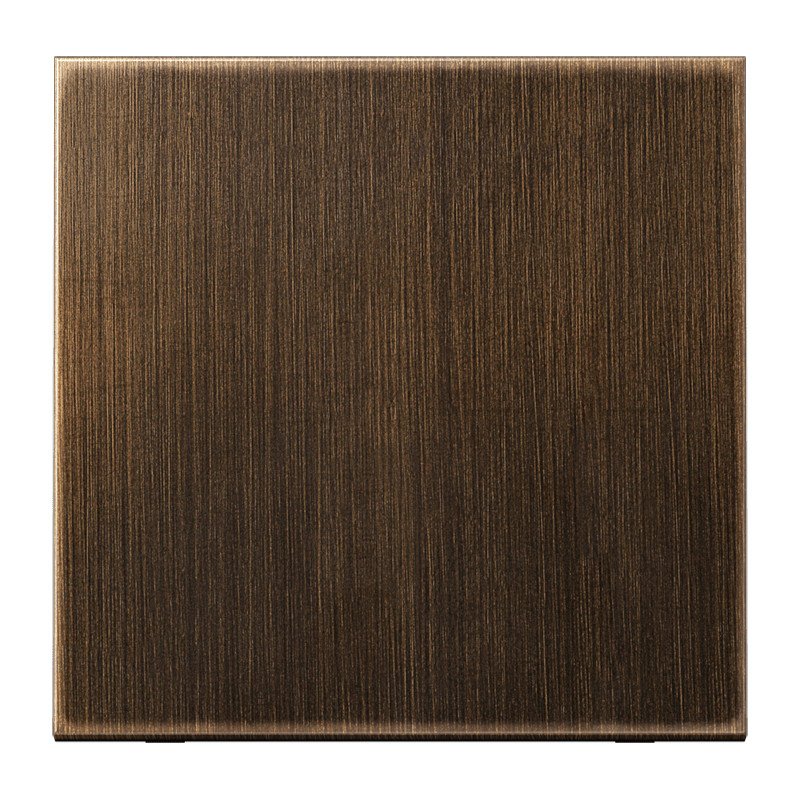 Jung LS range bedieningselement aan-/uit-schakelaar enkele wip messing