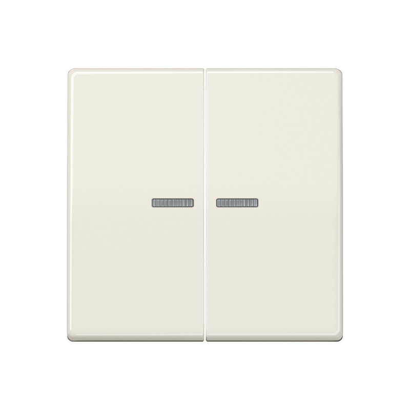 Jung As range bedieningselement aan-/uit-schakelaar tweedelige wip crèmewit (elektrowit)