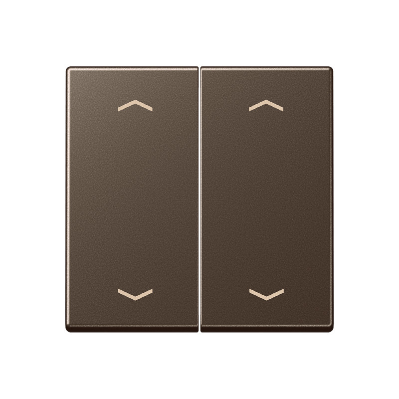 Jung A range bedieningselement jaloezie tweedelige wip