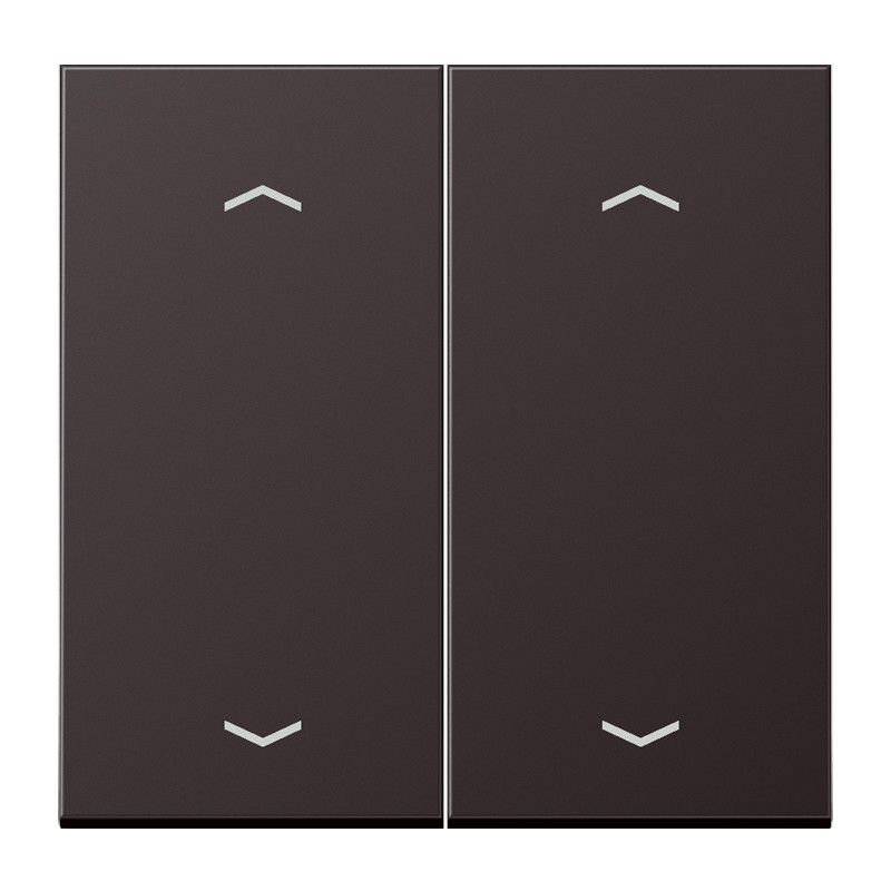 Jung LS range bedieningselement jaloezie tweedelige wip aluminium