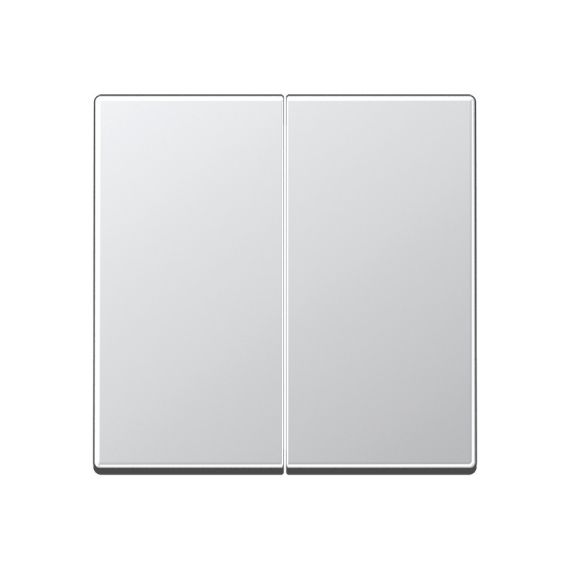 Jung A range bedieningselement aan-/uit-schakelaar tweedelige wip aluminium