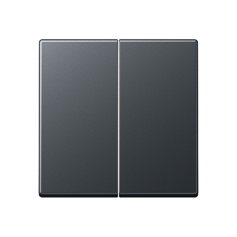 Jung A range bedieningselement aan-/uit-schakelaar tweedelige wip antraciet