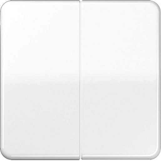 Jung CD range bedieningselement aan-/uit-schakelaar tweedelige wip wit