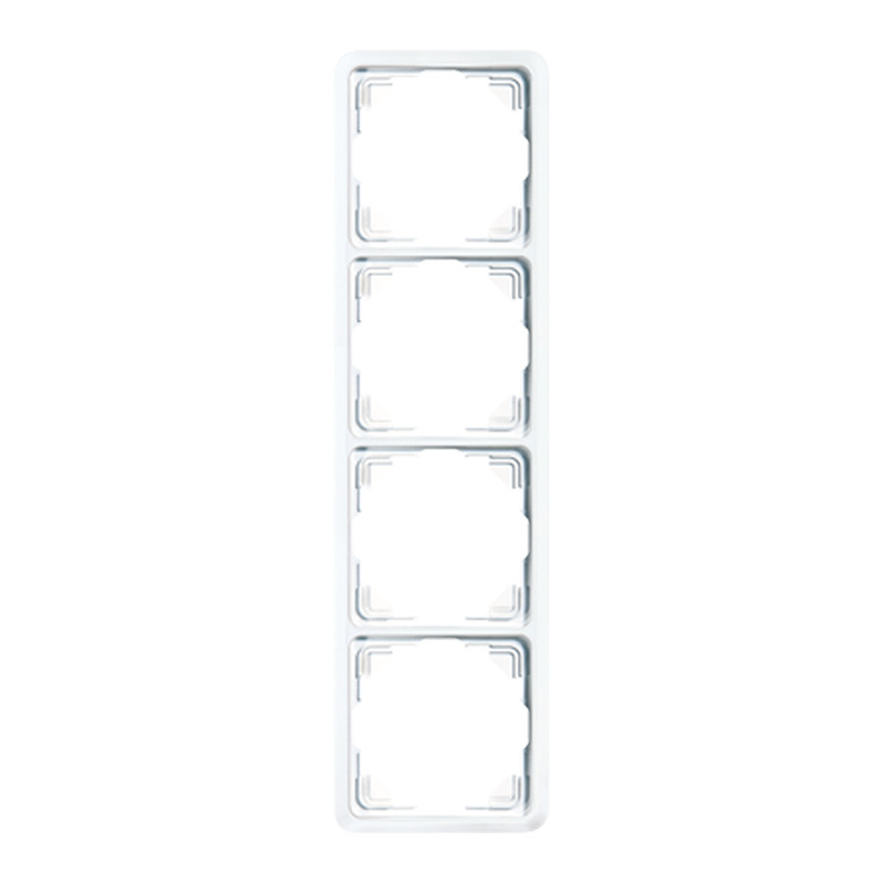 Jung ST 550 / ST 550 Afdekraam ST550 alpin wit 4-voudig