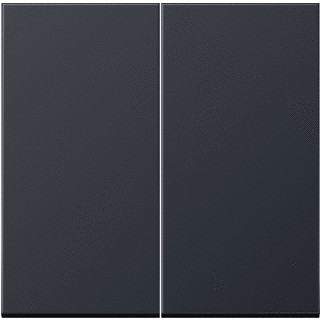Jung LS Range serie tastafdekking aluminium dark