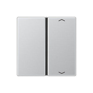 Jung KNX bedieningselement enkele drukker aluminium