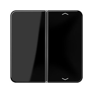 Jung KNX bedieningselement enkele drukker zwart Jung KNX bedieningselement enkele drukker zwart