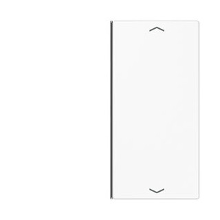 Jung LS range bedieningselement enkele drukker wit
