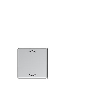 Jung KNX bedieningselement enkele drukker aluminium