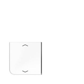 Jung KNX bedieningselement enkele drukker wit