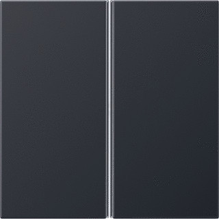 Jung A range tweedelige drukker aluminium