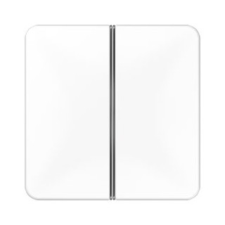 Jung KNX bedieningselement tweedelige drukker wit