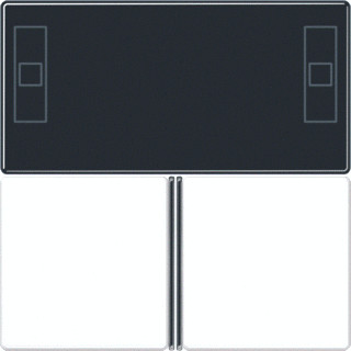 Jung A range bedieningselement zwart