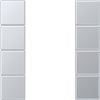 Jung A range aluminium