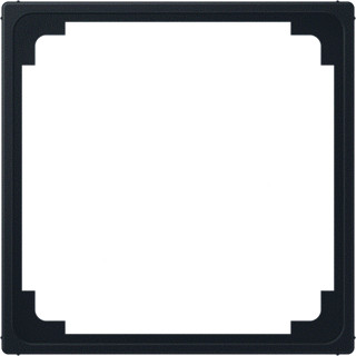 Jung A range afdekraam 1V horizontaal en verticaal zwart