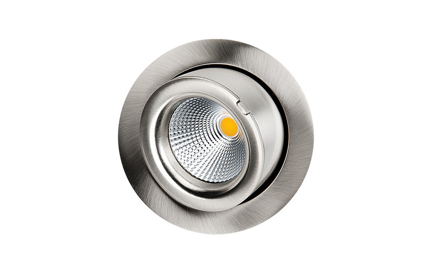 Junistar Exclusive geborsteld staal 700LM 3000K ra>95 fase afsnijding