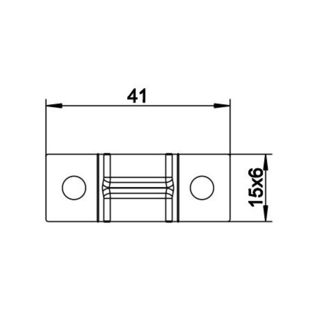 Kalthoff Prikkabelset Montagebeugel voor prikkabel 5x13mm, verzinkt metaal