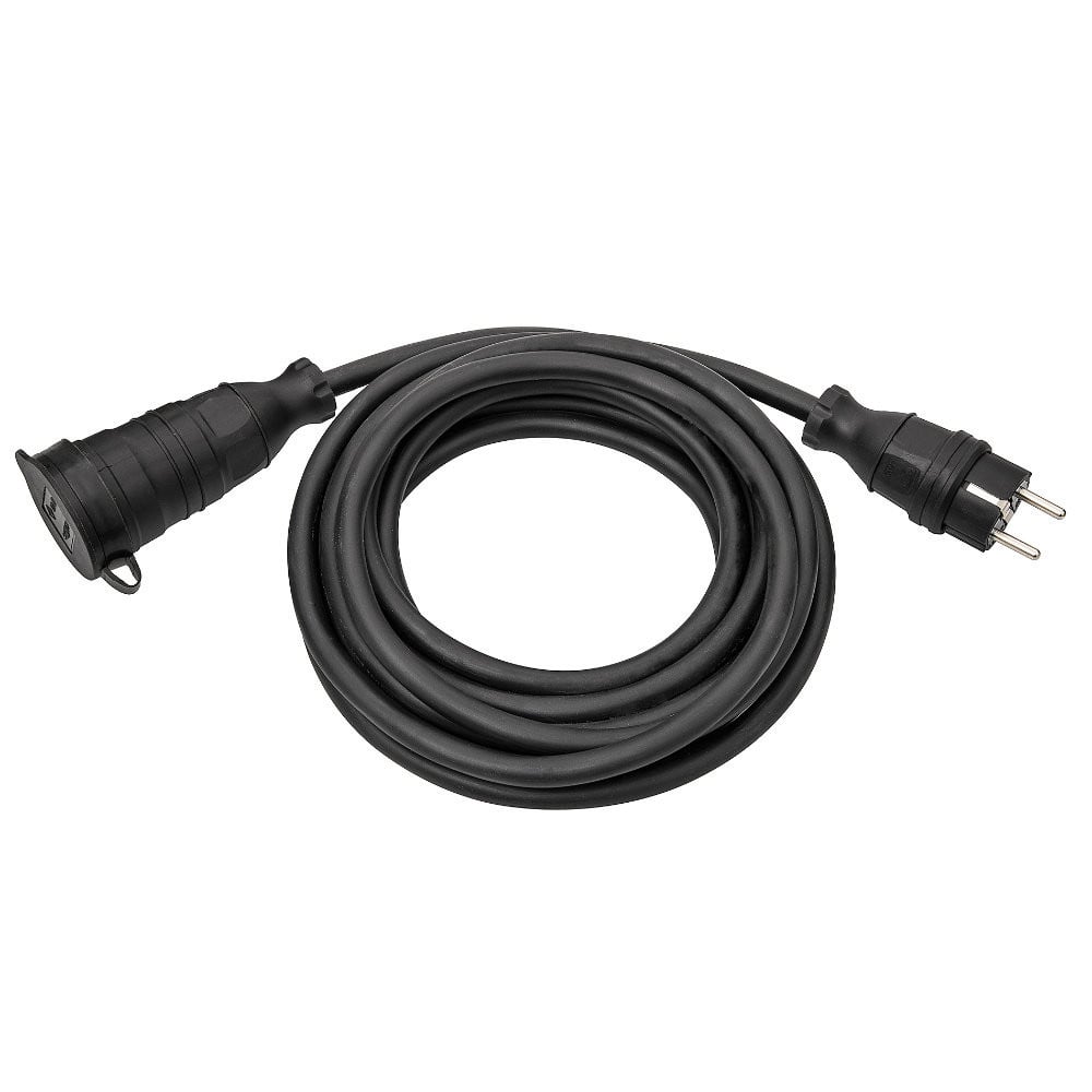Kalthoff Verlengsnoeren Verlengsnoer randaarde ip44 20M H07RN-F3G1,5 elastomeer zwart