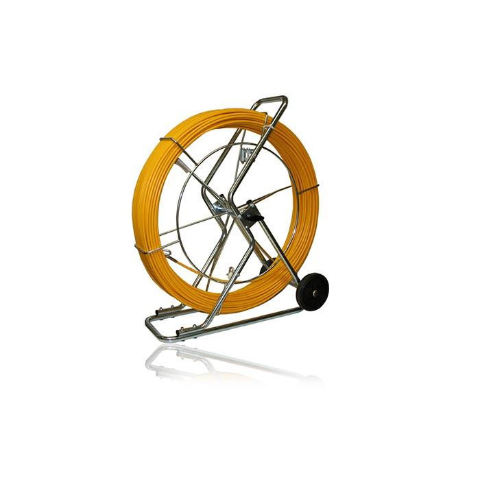 Katimex Kabelgereedschap Glasvezel trekveer röhrenaal Ø 11MM incl.haspel 250M