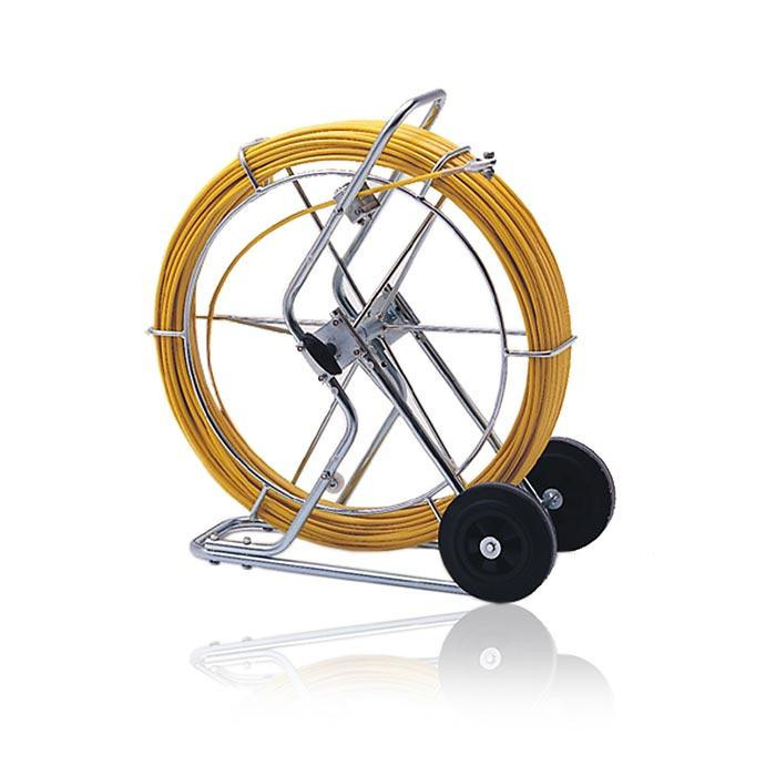 Katimex Kabelgereedschap Glasvezel trekveer röhrenaal Ø 9MM incl.haspel 100M