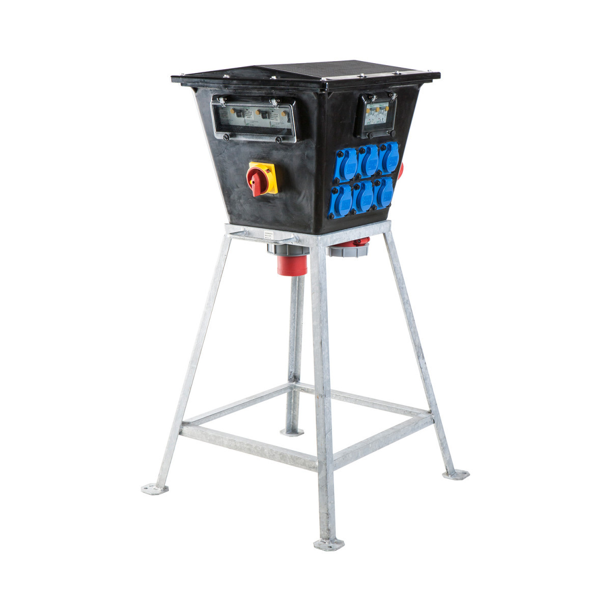 Keraf verdeelkast Omega Verdeelkast 32/5/400 2x32/4/400 6xschuko 2DL