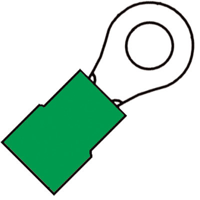 Klemko Oog 0,1-0,5MM2 M3 groen