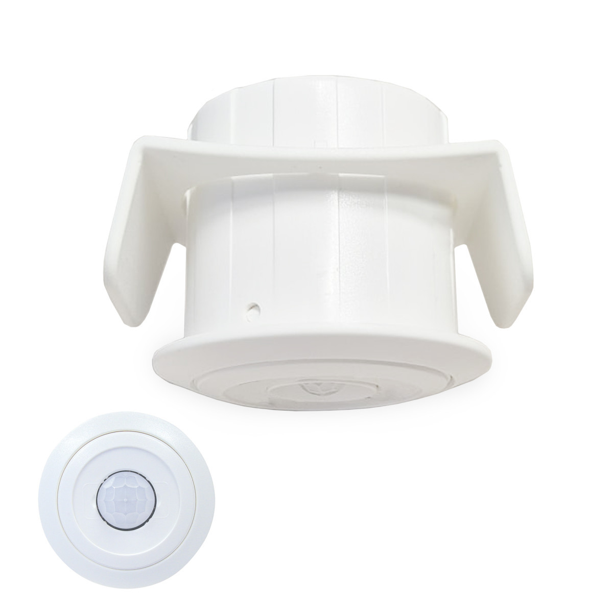 Klemko Aanwezigheiddetector plafond Inbouw Aanwezigheiddetector Plafond inbouw pir 10,8-28VDC, 30ma