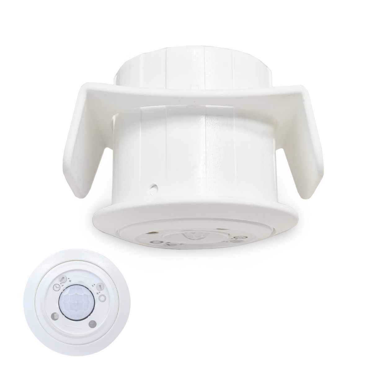 Klemko Aanwezigheiddetector Plafond Inbouw Awd Plafond inbouw pir 10,8-28VDC, uitgang 1-10V H=10M