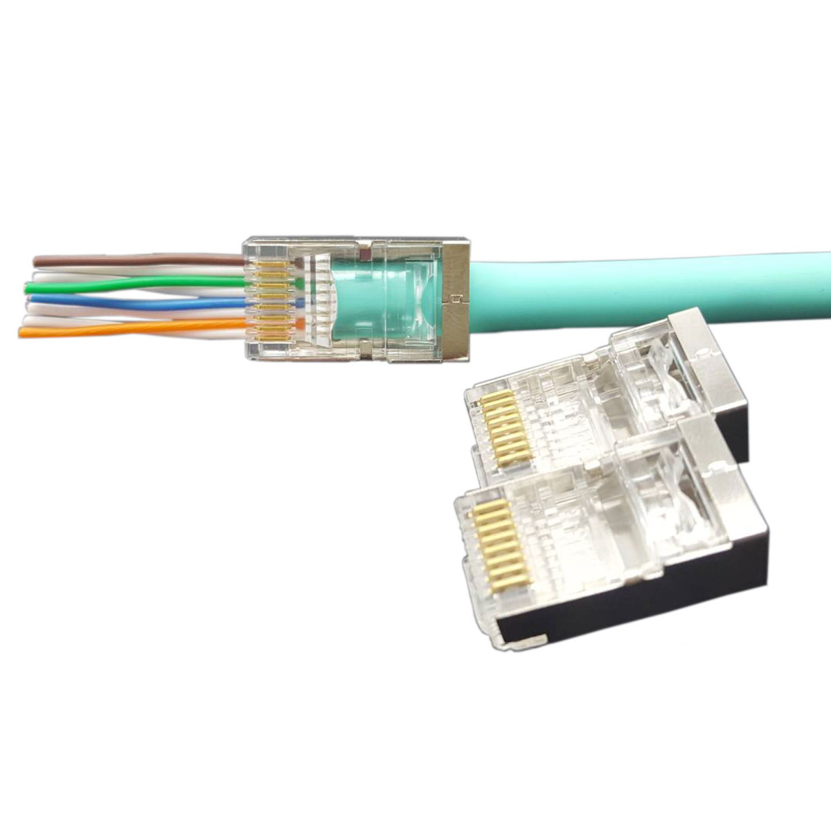 Klemko Ez-RJ connector cat6 afgeschermd