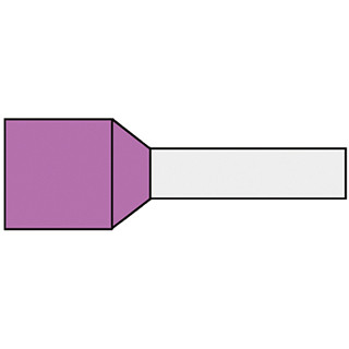 Klemko Adereindhuls 0,34MM² 8MM geïsoleerd roze