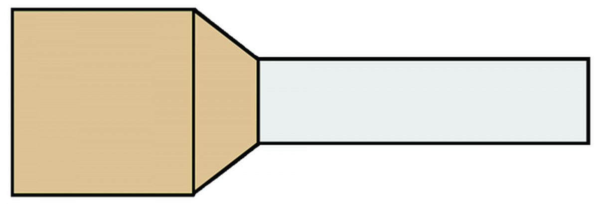 Klemko Adereindhuls 35MM² 16MM geïsoleerd beige