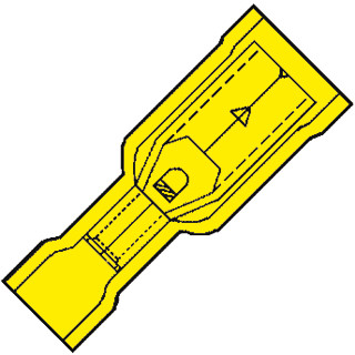 Klemko Geïsol.rondstekerhuls M5 V.draad 4,0-6,0MM2