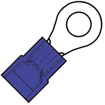 Klemko Geïsol.super ringkabelschoen M8 V.draad 1,5-2,5MM2