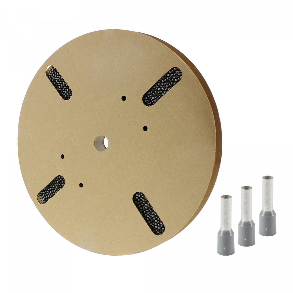 Klemko Adereindhuls geisoleerd Geïsol. adereindhulzen 0,75 MM2, spoel, grijs, 8MM, din