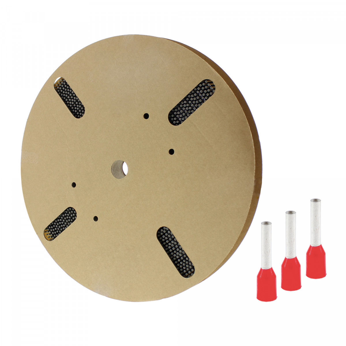 Klemko Adereindhuls geisoleerd Geïsol. adereindhulzen 1,00 MM2, spoel, rood, 8MM, din