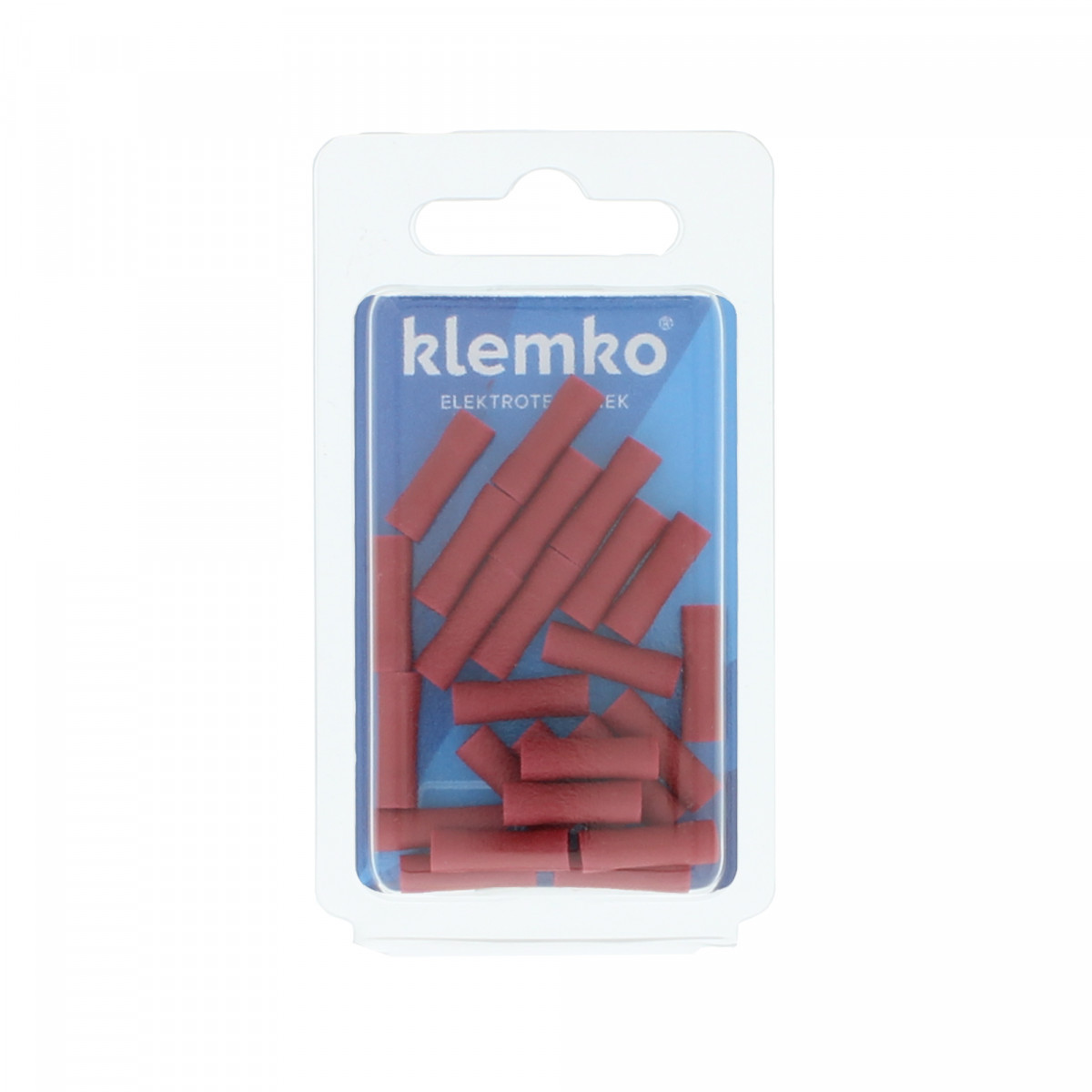 Klemko Geïsoleerde kabelschoenen, Blister Geïsol. parallelverbinder, 0,5-1,5 MM2, blister, PVC