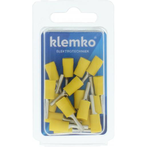 Klemko Blister verpakte geïsoleerde pensteker P13MM voor draad 4,0-6,0MM2