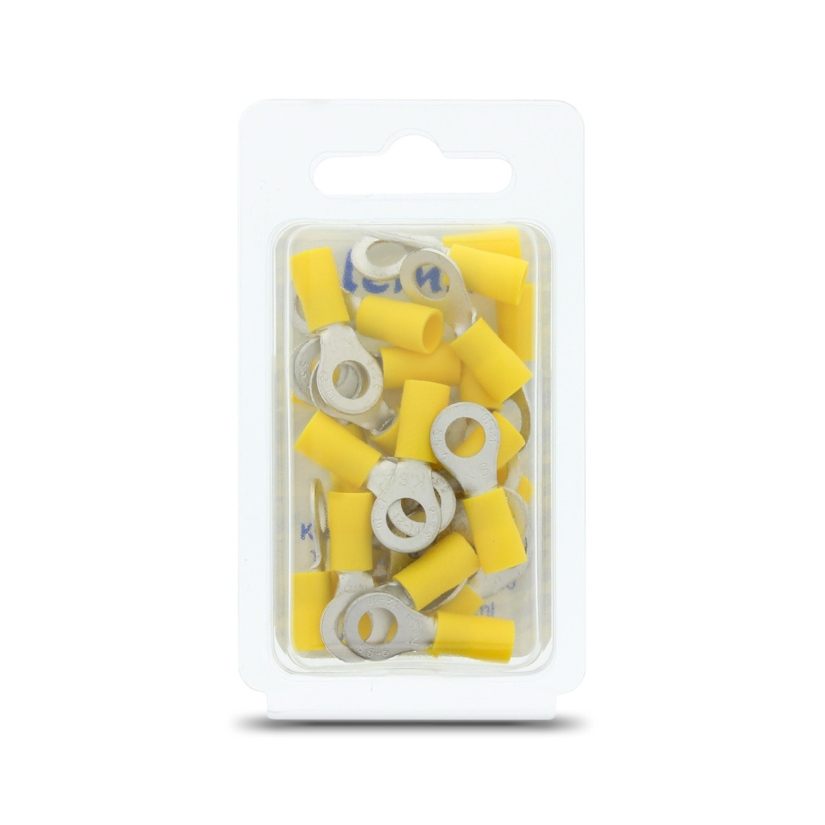 Klemko Geïsoleerde kabelschoenen, Blister Geïsol. ringkabelschoen M6, 4,0-6,0 MM2, blister, PVC