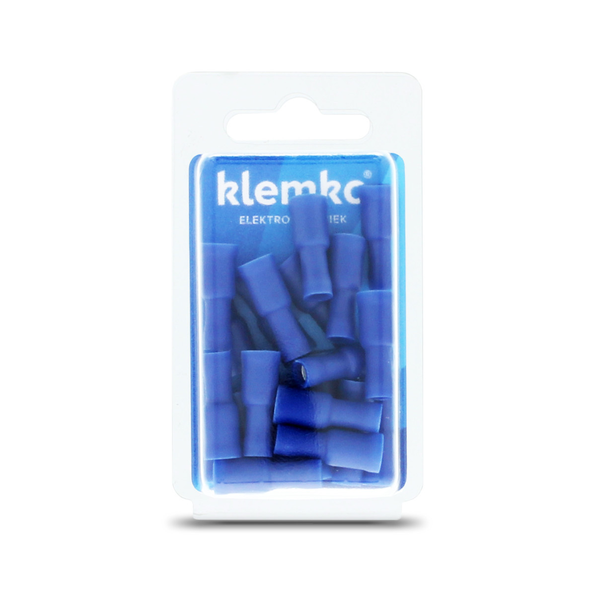 Klemko Geïsoleerde kabelschoenen, Blister Geïsol. rondstekerhuls 5MM, superpidge, 1,5-2,5 MM2, blister, PVC