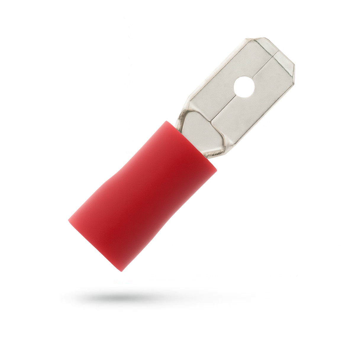 Klemko Geïsoleerde kabelschoenen, PVC Geïsol. vlaksteker 4,8x0,8MM, superpidg, 0,5-1,5 MM2, PVC