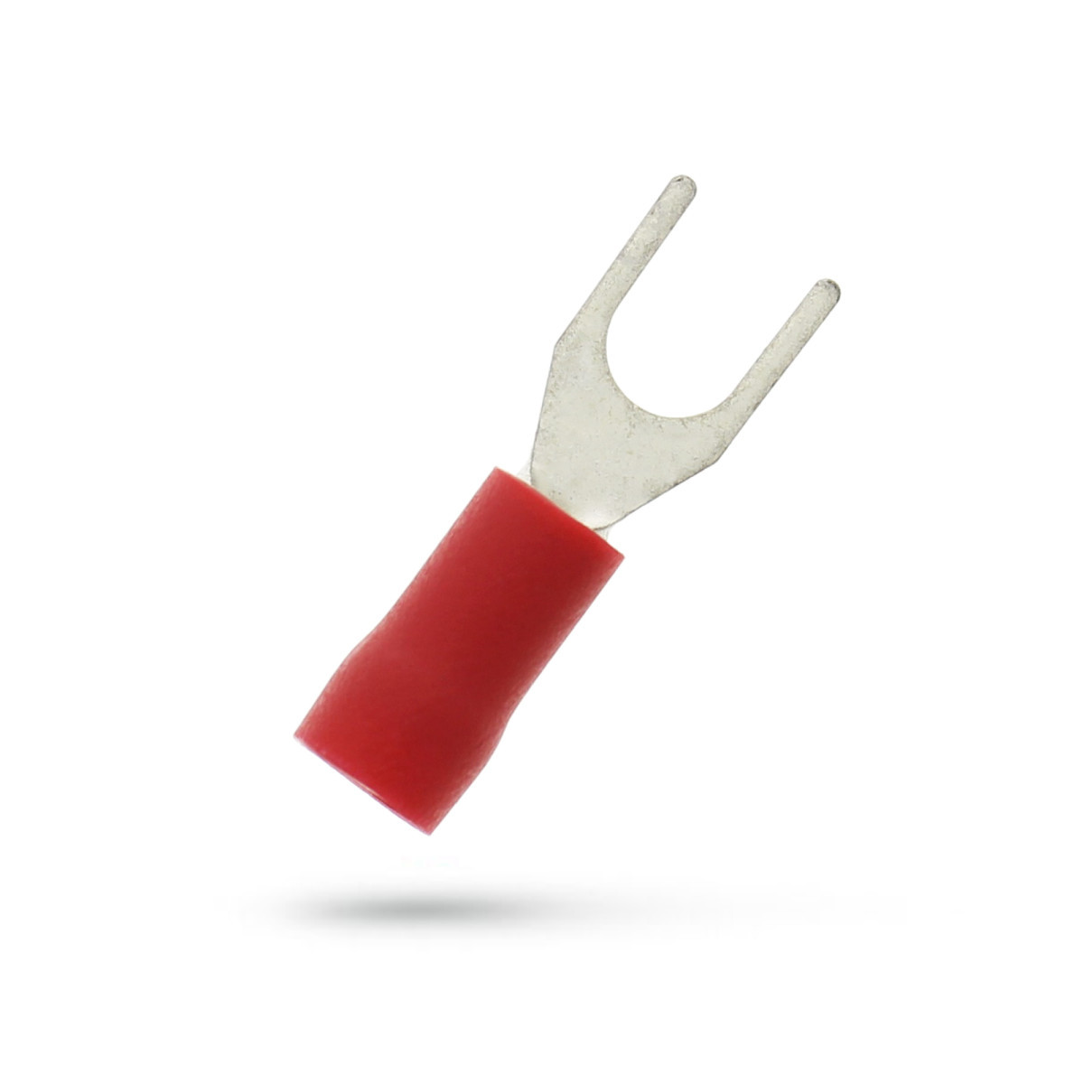 Klemko Geïsoleerde kabelschoenen, PVC Geïsol. vorkkabelschoen M4, superpidg, 0,5-1,5 MM2, PVC