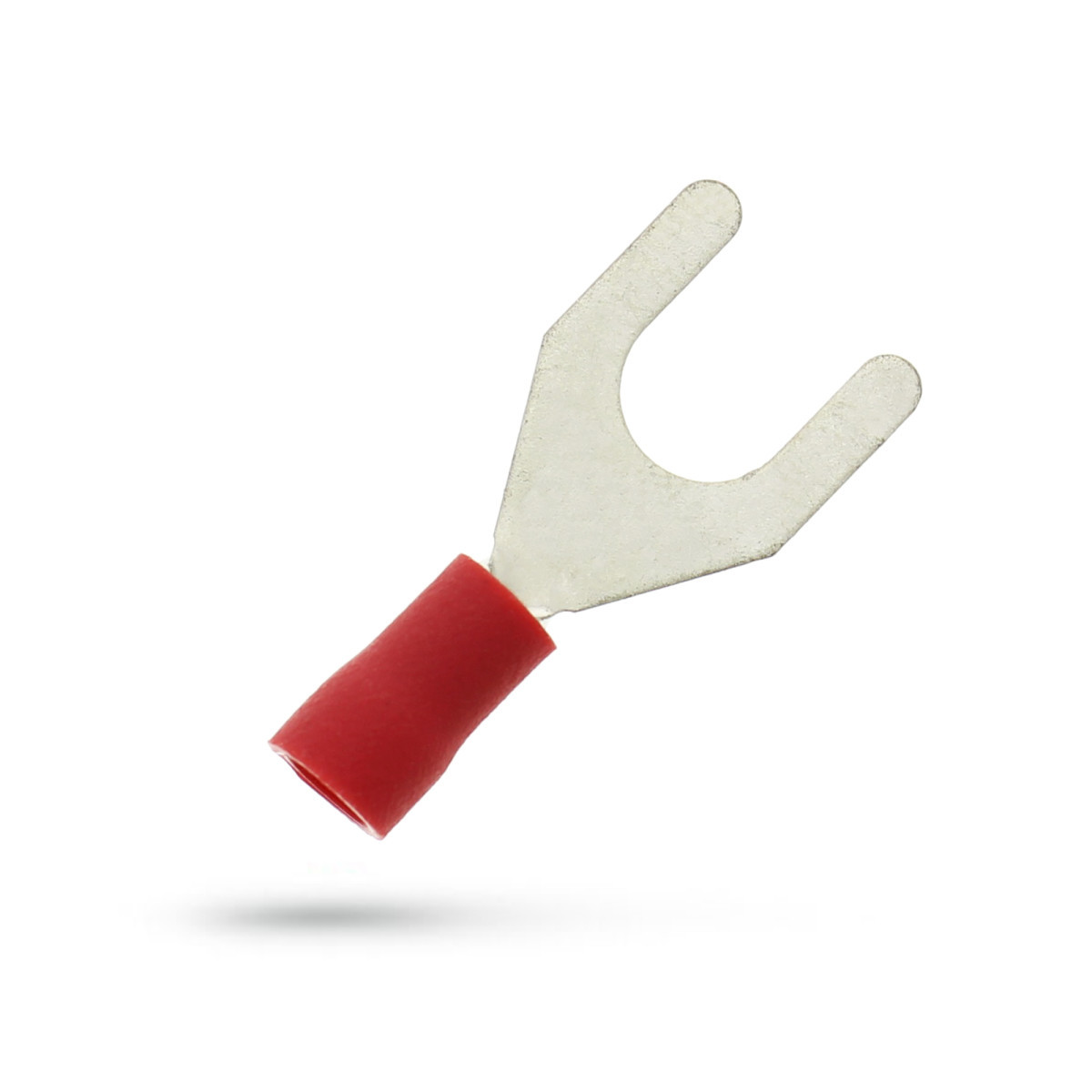 Klemko Geïsoleerde kabelschoenen, PVC Geïsol. vorkkabelschoen M6, 0,5-1,5 MM2, PVC