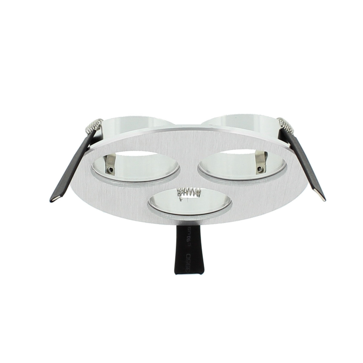 Klemko Inbouw armaturen voor Verona Verona Inbouwarmatuur, aluminium, rond, 3voudig, 120MM