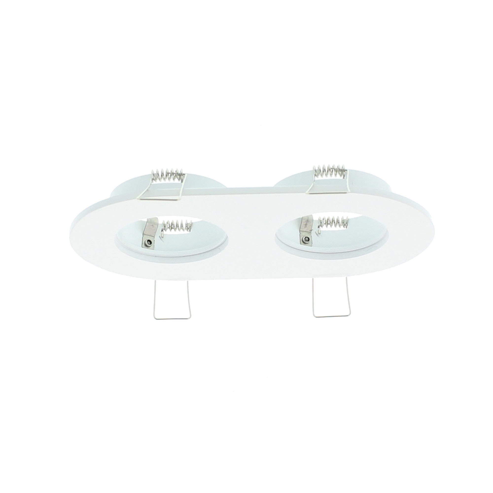 Klemko Inbouw armaturen voor Verona Verona Inbouwarmatuur, ovaal, 2voudig, 80x142mm, wit