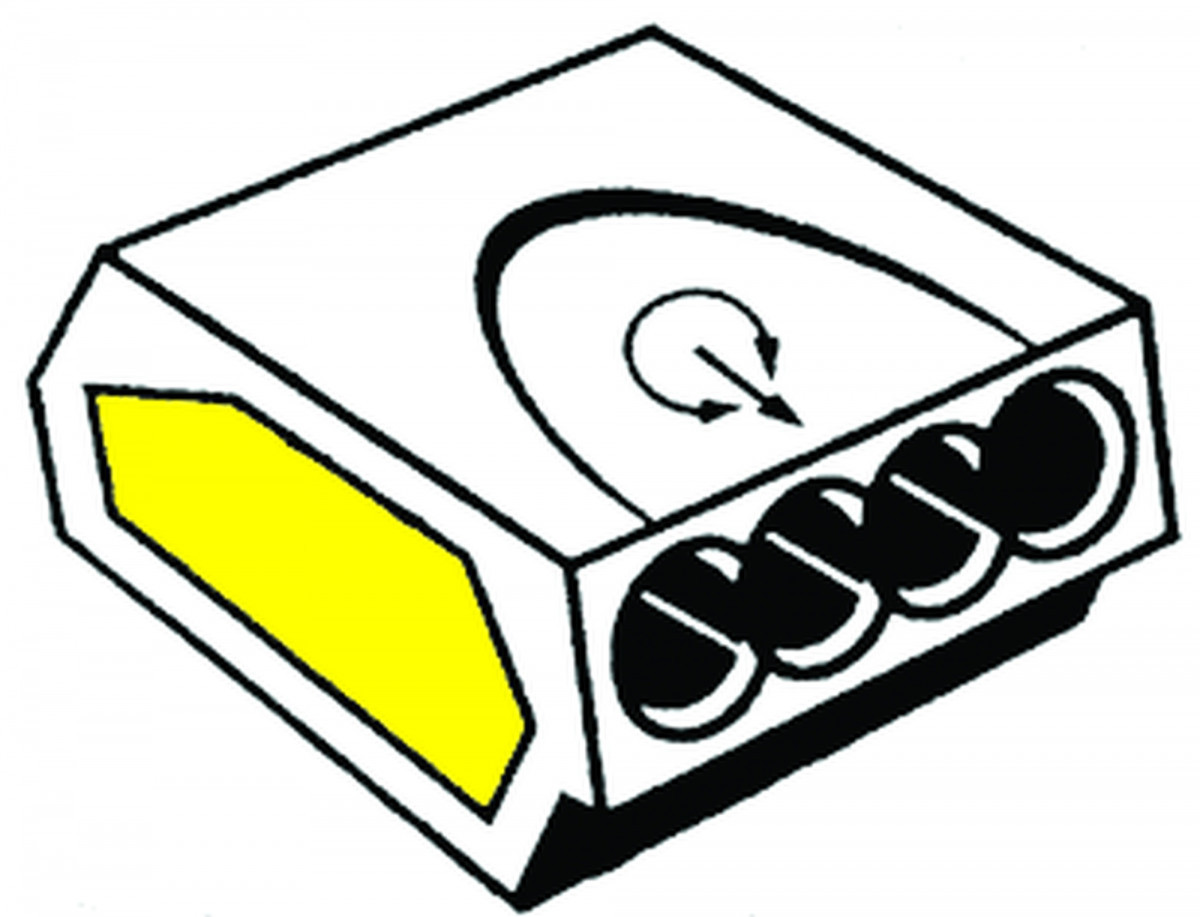 Klemko Lasklemmen Lasklem Mini 4-polig, rood