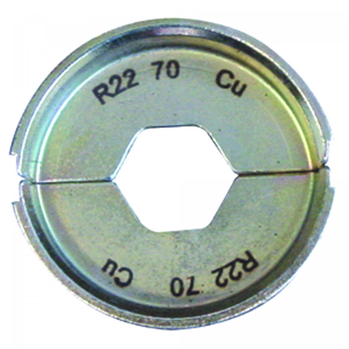 Klemko Inzetmatrijs type MS22 Matrijsset MS22, zeskantpersing, kabelschoen,doorsnede:70mm², din40500